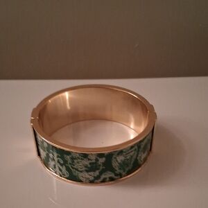 Talbots Gold and Green Bracelet